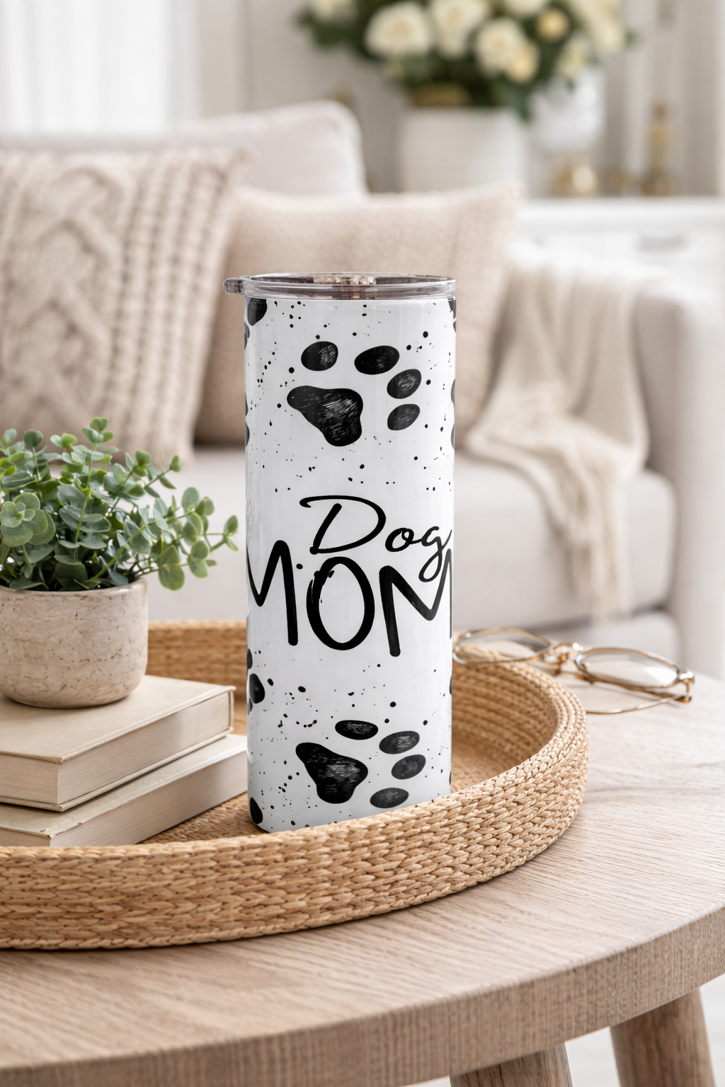 Premium Paw Print Tumbler 20oz